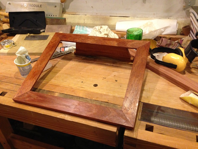 Making the picture frame for the menu