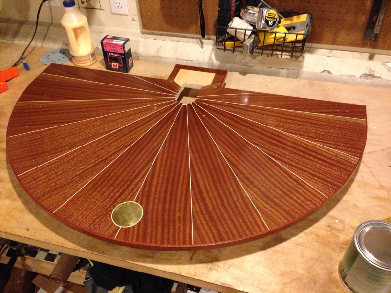 Finished table top