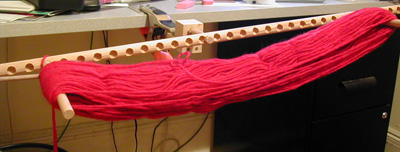 Finished Swift with Yarn